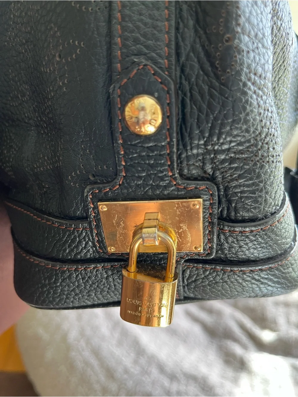 Louis Vuitton Monogram Mahina Stellar PM satchel